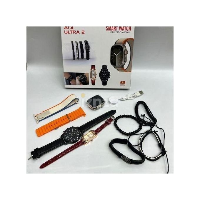 Pack smartwatch AT3 Ultra 2 مجموعة ساعتي — 3