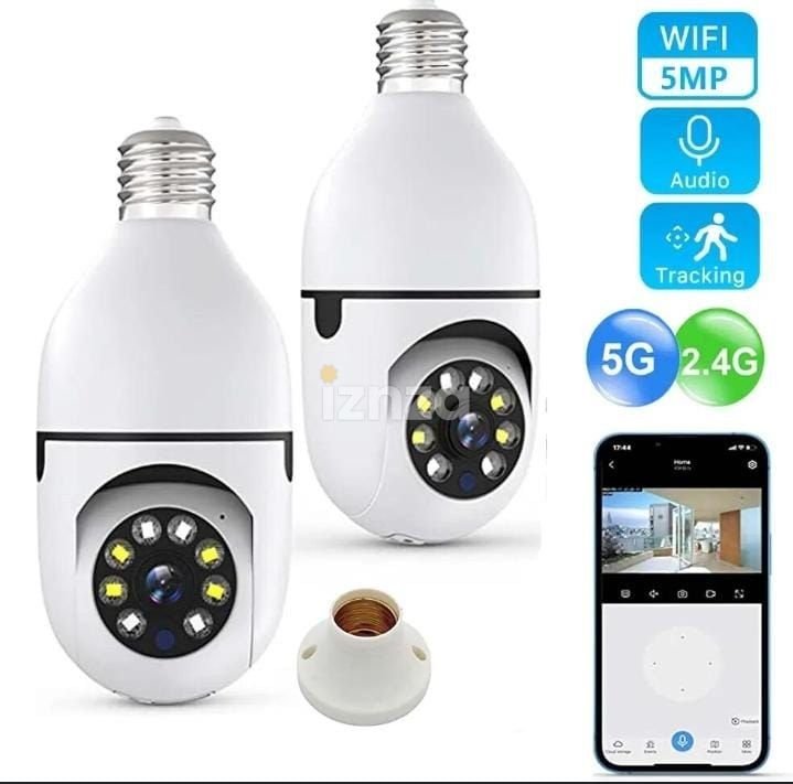 Caméra Ampoule 3MP 360° IP WiFi - Sécurité et surveillance à portée de main — 2