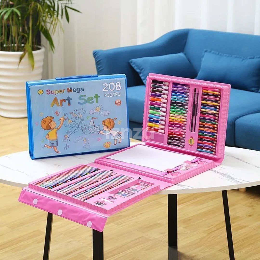 "Super Mega Art Set"طاقم رسم وتلوين-الحجم الكبير-