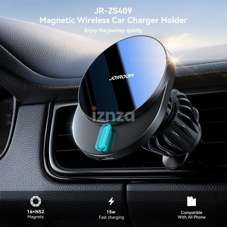 JOYROOM Magnetic Wireless Car Charger HoldER — 5